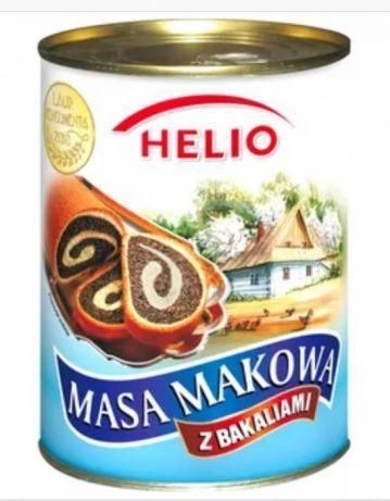 Макова маса Helio, 850г, ж/б з шматочками сухофруктів (ізюм, курага, цедра апельсина), польський мак в банку