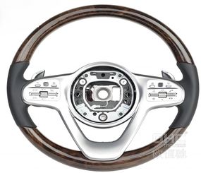 Кермо Maybach-Style (дерево -2025 чорний, 3pin) для Mercedes E-сlass W213 2016-2023 рр