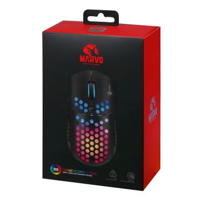 Мышка Marvo G961 RGB-LED USB Black (G961) | Зображення 5