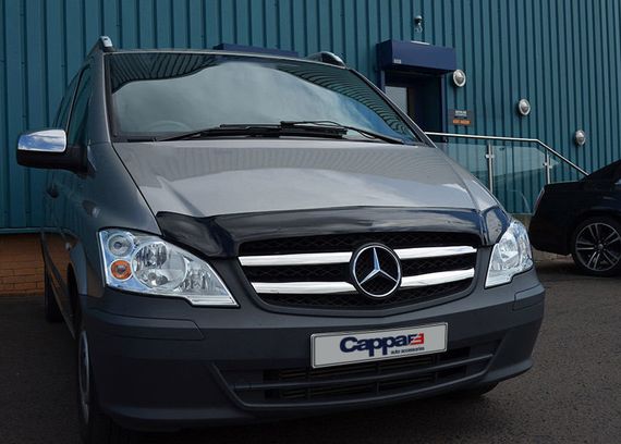 Дефлектор капота (EuroCap) для Mercedes Viano 2004-2015 гг | Зображення 9