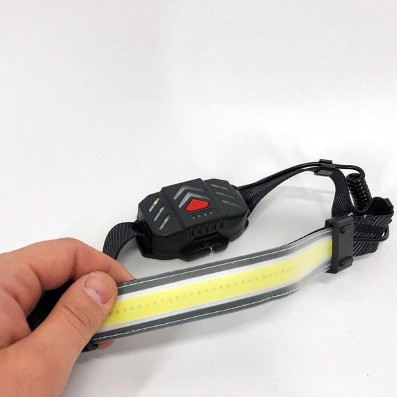 Фонарик налобный led XQ-T1C COB | Водонепроницаемый фонарик | Фонарик на голову GI-263 с зарядкой | Зображення 9