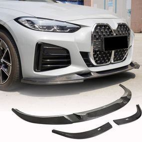 Накладка на передній бампер Lip V2 (для G26 M-Sport, Карбон) для BMW 4 серія G22/23/26 2020- рр