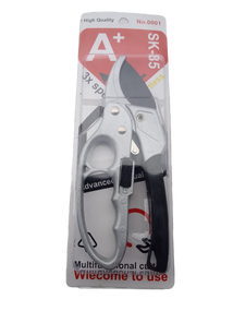 Секатор з храповим механізмом 200мм, японська сталь SK5 з тефлоновим покриттям