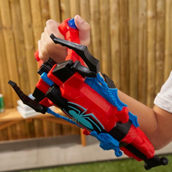 Бластер Людини Павука з дротиками та водою Nerf Marvel Spider-Man Strike 'N Splash Hasbro | Зображення 4