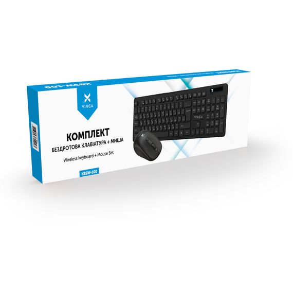 Комплект Vinga KBSW-100 Black | Зображення 5