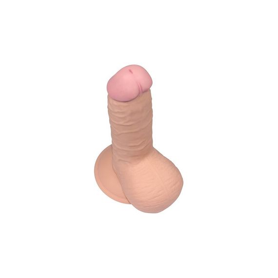 Фалоімітатор LOVETOYS The Ultra Soft Dude, з мошонкою, тілесний, 7.5" / 19 см Sex Aura | Зображення 1