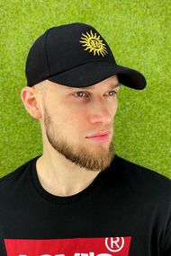 Мужская бейсболка «Eye Of Day» (1390) черный + золотой