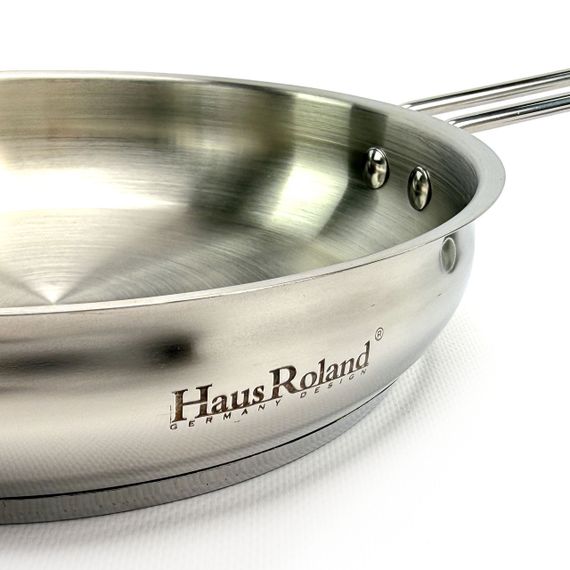 Набор посуды Haus Roland HR160-1, 9 предметов из нержавеющей стали 1,8/3,1/3,6/5,4/2,3 л. Серебристый (HR160-1) | Зображення 1
