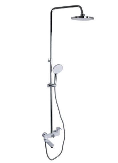 Душова система універсальна Qtap Jay Chrome/White з виливом QTJAY111CRW45555