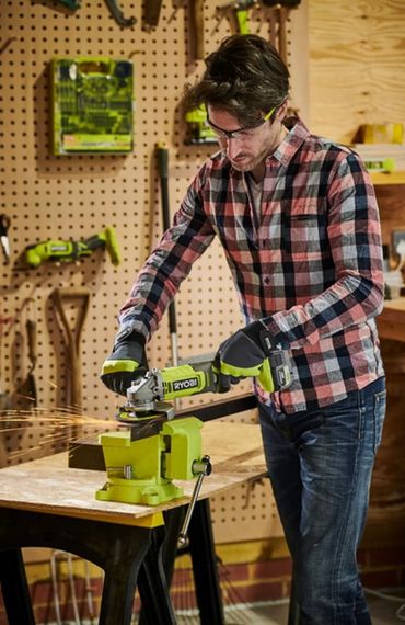 Шліфмашина кутова Ryobi ONE+ RAG18125-0 без АКБ та ЗП | Зображення 2