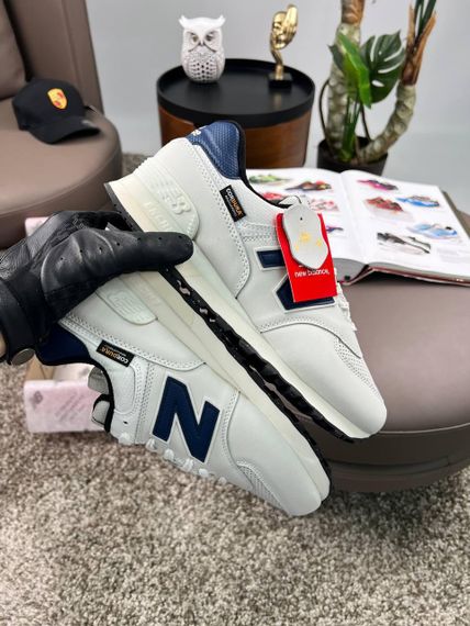 Чоловічі кросівки New 574 White Navy , В'єтнам | Зображення 6