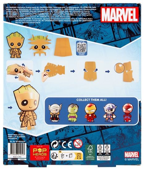 Набір для творчості Disney Marvel POP HEAD 20 см, в асортименті | Зображення 9