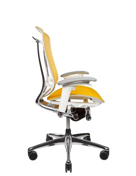 Кресло компьютерное Okamura CONTESSA II SECONDA YELLOW сеткабелый корпус | Зображення 2