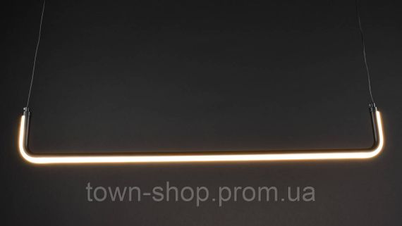 Люстра потолочная LED H28L-1-1200-bk Черный 20-150х12х122 см. | Зображення 2