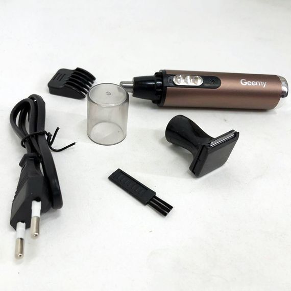 Портативне гоління GEMEI GM-3112 2в1, Електрична бритва тример для бороди, HY-805 Професійне гоління | Зображення 3