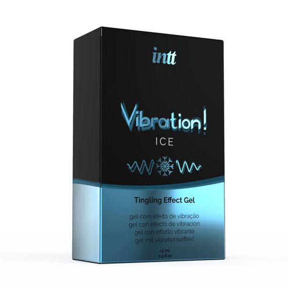 Рідкий вібратор Intt Vibration Ice (15 мл), густий гель, дуже незвичайний, діє до 30 хвилин | Зображення 2
