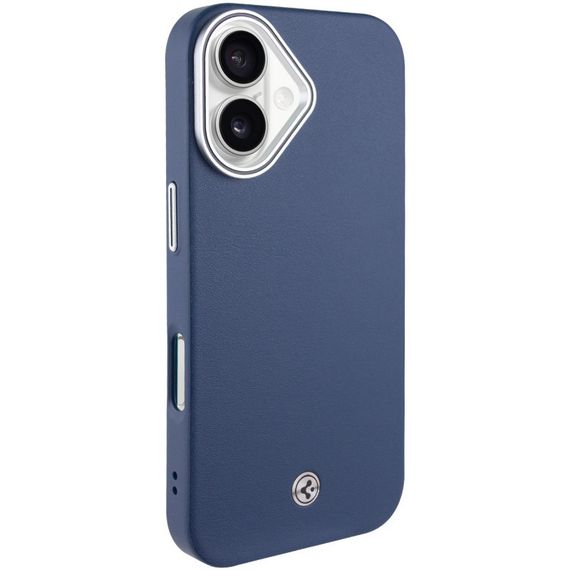 Чехол SGP PC+Leather with MagSafe для Apple iPhone 16 Plus (6.7") Blue