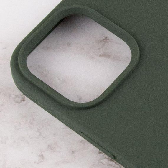 Чохол Silicone Case Full Protective (AA) для Apple iPhone 14 (6.1") Зелений / Cyprus Green | Зображення 2