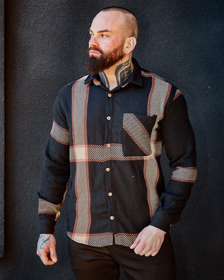 Тепла Сорочка Мадрид чорний S XXL | Зображення 3