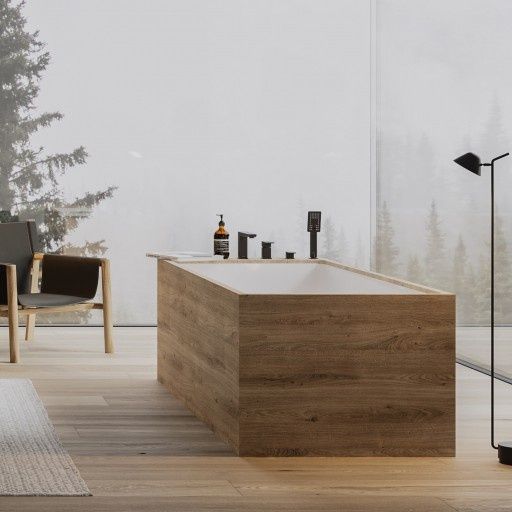 Змішувач для ванни Omnires Parma black mat (PM7432BL) | Зображення 1