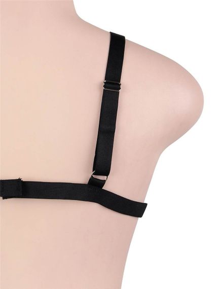 Мереживний комплект, ліф та трусики Star Night, чорний, 3XL-4XL sexstyle | Зображення 3