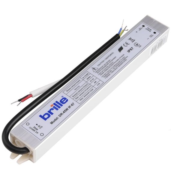 Блок питания влагозащищенный led DR-45W IP-67 AC 170-250V DC 12V