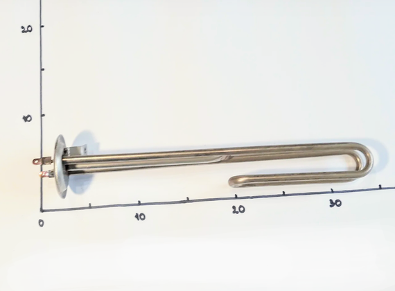 Тэн 2300W для бойлера Термекс (Thermex) на фланце 62мм Украина | Зображення 1