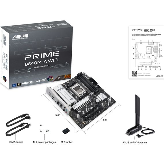 Материнська плата ASUS PRIME B840M-A WIFI | Зображення 6