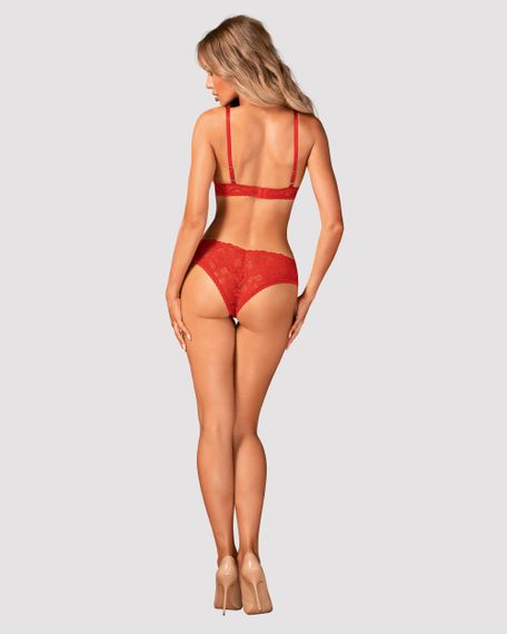 Комплект Obsessive Atenica set Красный XS/S | Зображення 4