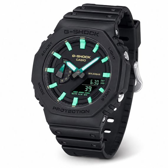Чоловічий годинник Casio G-SHOCK GA-2100RC-1A Carbon Core Guard протиударний