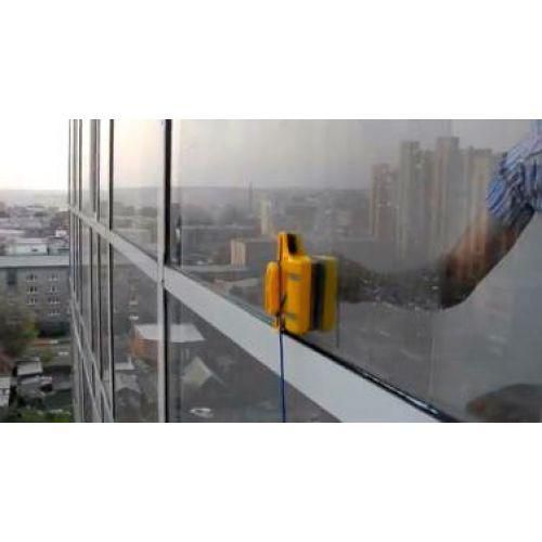 Магнітна щітка для миття вікон із двох сторін Glass Wiper Window Wizard, щітка для вікон, миття вікон | Зображення 3