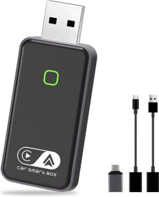 Бездротовий автомобільний адаптер Android і Carplay, бездротовий адаптер 2 в 1, перетворює дротове автомо