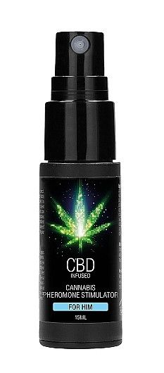 Духи з феромонами для чоловіків Shots-CBD Cannabis Pheromone Stimulator For him , 15 ml Sex Aura | Зображення 1