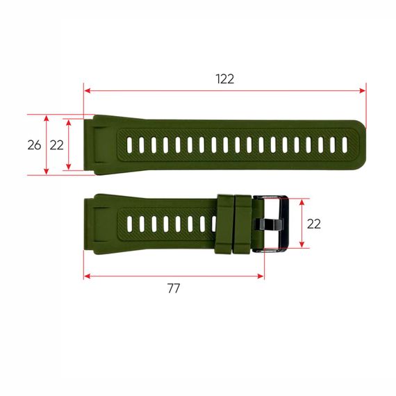 Ремінець для смарт годинника Modfit Ranger Army Green | Зображення 2
