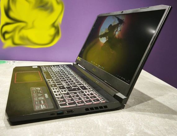 Игровой ноутбук Acer Nitro 5 AN515-55-54CY / 15.6" (1920x1080) IPS / Intel Core i5-10300H (4 (8) ядра по 2.5 - 4.5 GHz) / 16 GB DDR4 / 512 GB SSD / nVidia GeForce RTX 3060, 6 GB GDDR6, 192-bit / WebCam б/у | Зображення 3