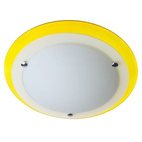 Светильник настенно-потолочный накладной W-188/2 YE