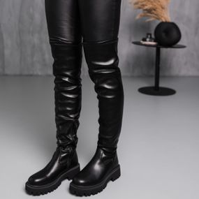 Ботфорты женские зимние Fashion Sleipnir 3886 37 размер 24 см Черный