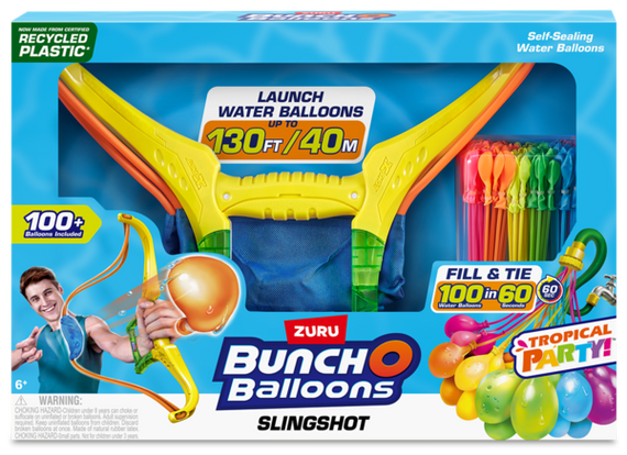 Ігровий набір Bunch O Balloons Рогатка та 100 водних куль (56494) | Зображення 5