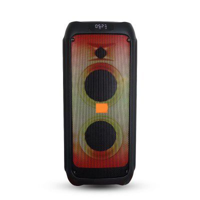Портативная колонка XPRO NS-208-08 чемодан 200Вт, USB, SD, FM радио, Bluetooth, 2 микрофона, ДУ (41187-NS-208-08) | Зображення 3