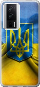 Чехол на Xiaomi Redmi K60 Флаг и герб Украины 1 "375u-2973-17620"