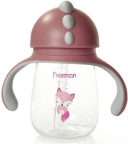Пляшка дитяча Fissman Babies "Хитра Лисичка" 260мл з ручками