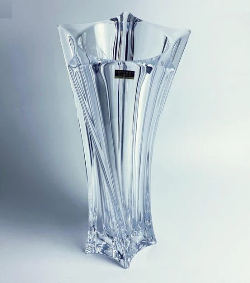 Ваза стеклянная для цветов Bohemia Yoko 33 см 8KF32/99P77/330 | Зображення 2