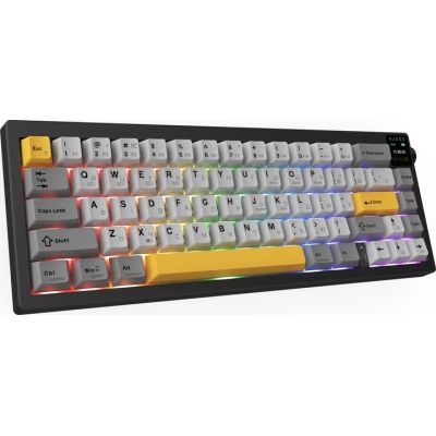 Клавиатура Ajazz AK650 Flying Fish Switch Black RGB USB/Wireless/Bluetooth UA Black (AK650-FF-BGY) | Зображення 8