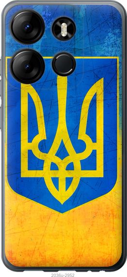Чехол на Tecno Spark Go 2023 BF7 Герб Украины "2036u-2952-17620"