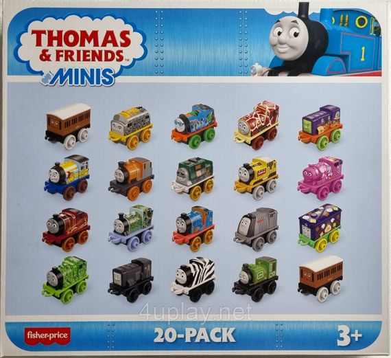 Ігровий набір із 20 міні-поїздів Паровозик Томас і друзі. Thomas & Friends MINIS Toy Train 20 Pack Fisher-Price | Зображення 6