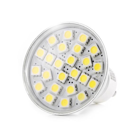 Лампа светодиодная LED 3.3W GU10 CW MR16 220V