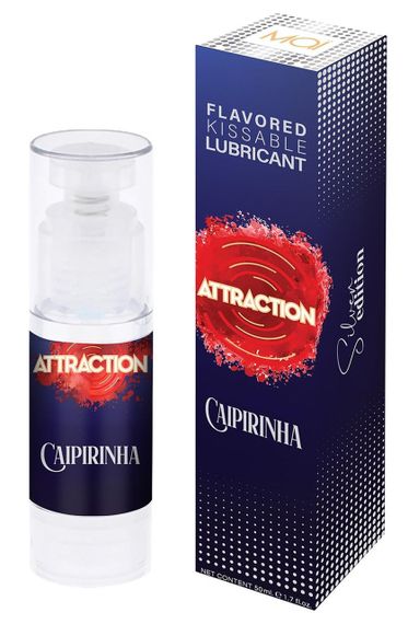 Оральний лубрикант на водній основі з ароматом кайпірінья Mai - Attraction Flavored Kissable Lubrikant Caipirinha, 50 ml Sex Aura