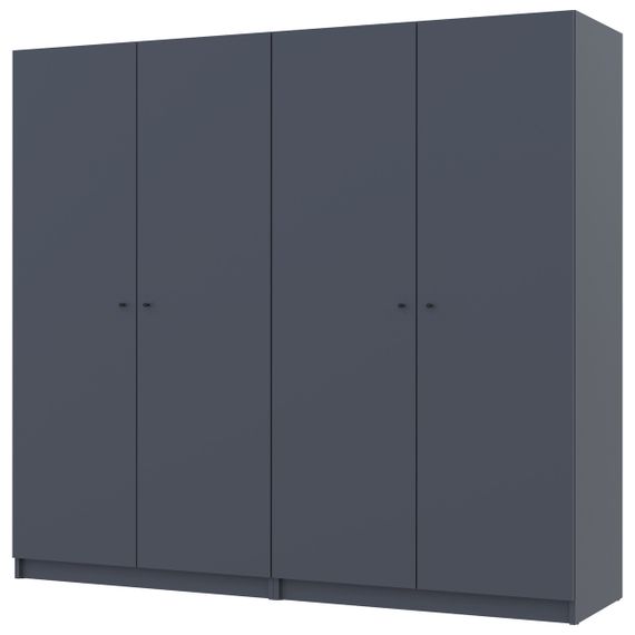 Комплект шкафов для одежды Doros Промо (2 шт.) 180х48х204 см Графит (DRS-011209) | Зображення 2