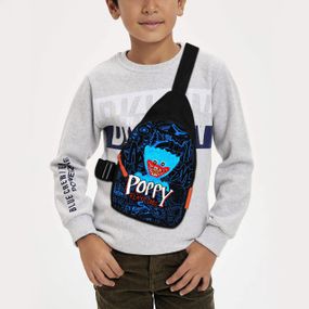 Сумка через плече дитяча Хагі Вагі Poppy Playtime 29х17 см сумка слінг для хлопчика (02247)