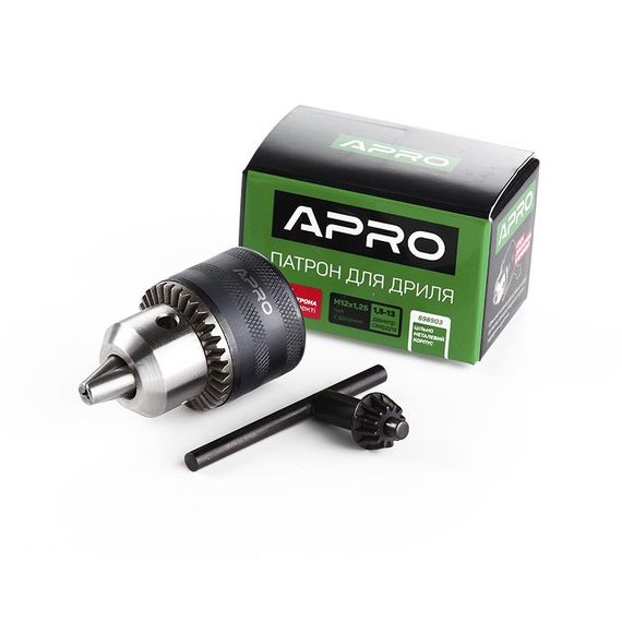 Патрон для дрели с ключом M12*1,25, 1,5-13мм APRO | Зображення 1